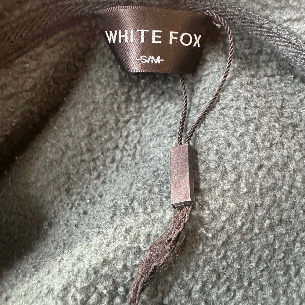 White Fox Boutique Vol. 3 Forest Green Hoodie and Joggers Set Pink Logo S/M - Picture 8 of 16